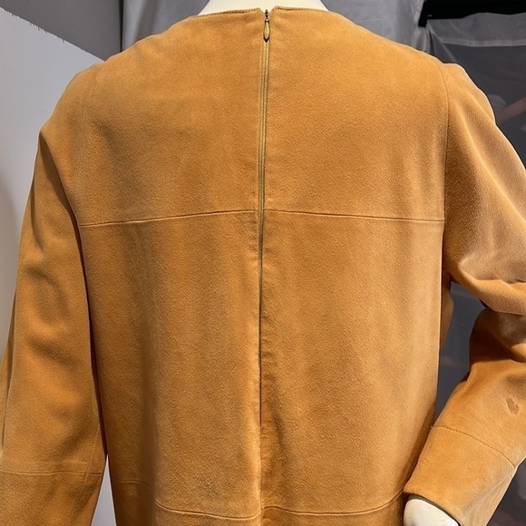 Revillon Paris Sz 8-10 Suede Open Jacket - Picture 8 of 11